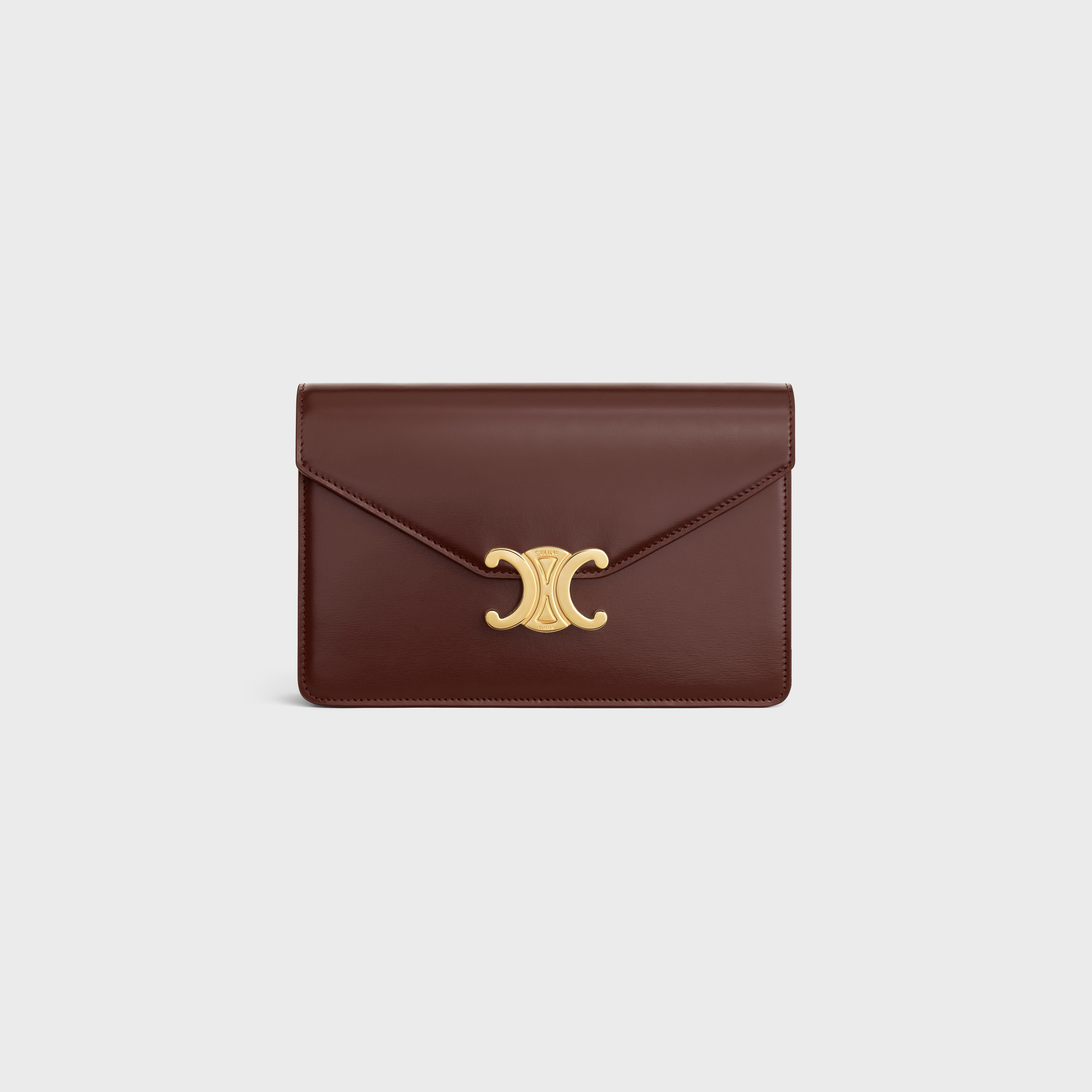 CELINE 財布 Celine Shiny Calfskin Small Triomphe Wallet Light Jade 1834948